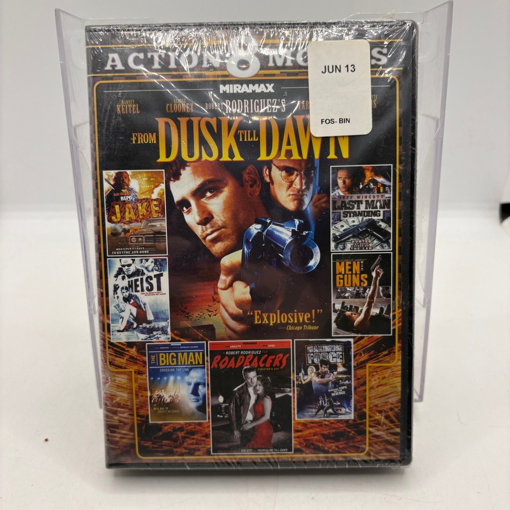 From Dusk Till Dawn 8 Action Movies DVD Set Miramax Robert Rodriguez New Sealed